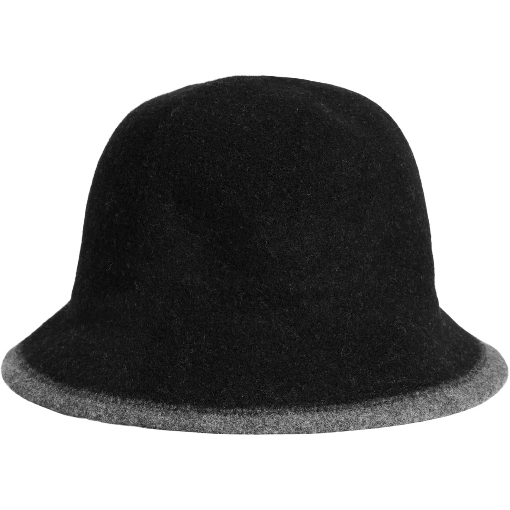 CHILI hat i sort med grå kant