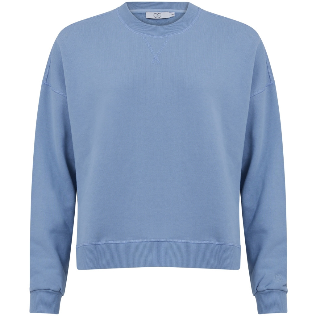 Coster CPH afslappet sweatshirt i lyseblå. SPAR 70%