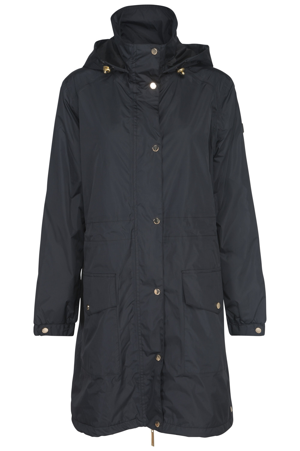 Ticket woman sort regnjakke