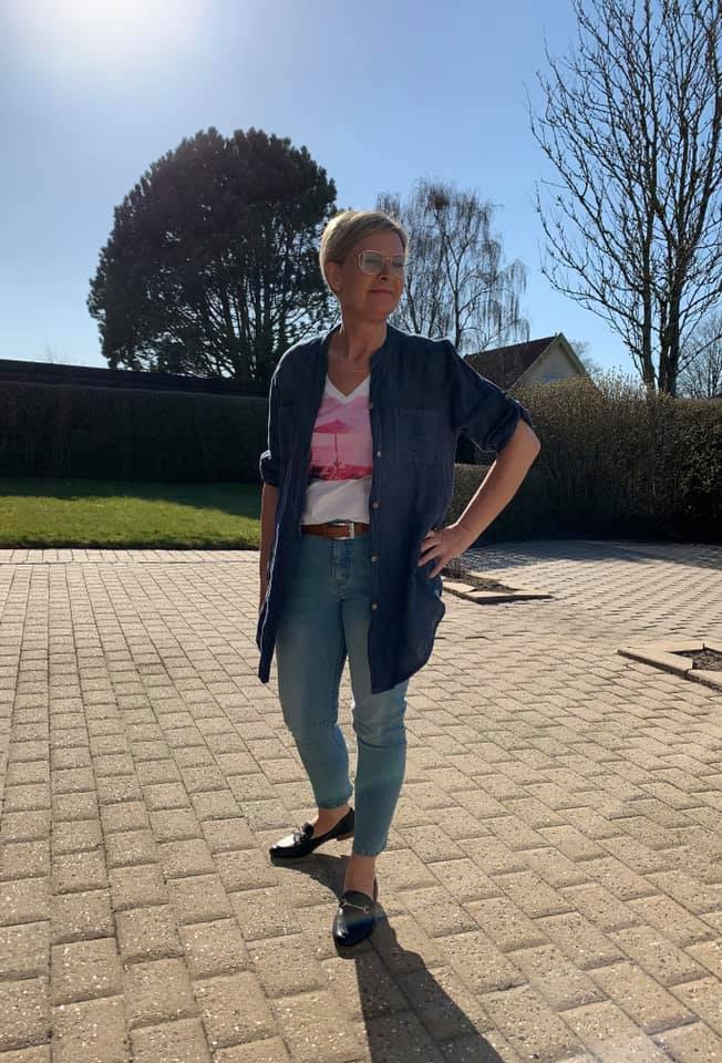 Cabana Living skjorte i blå