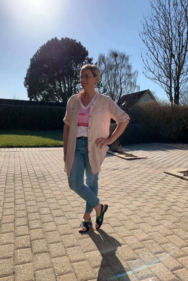 Cabana Living rosa skjorte 