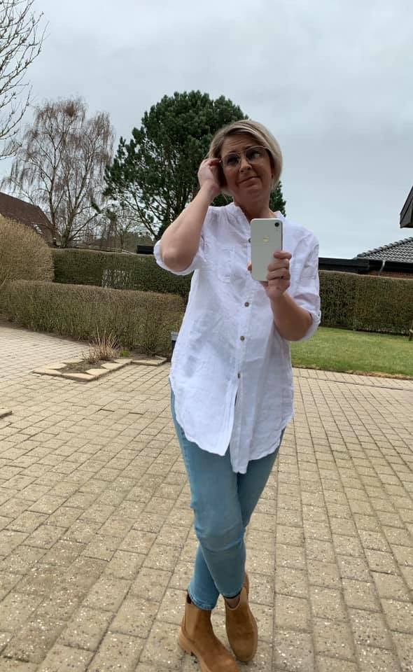 Cabana Living hvid skjorte