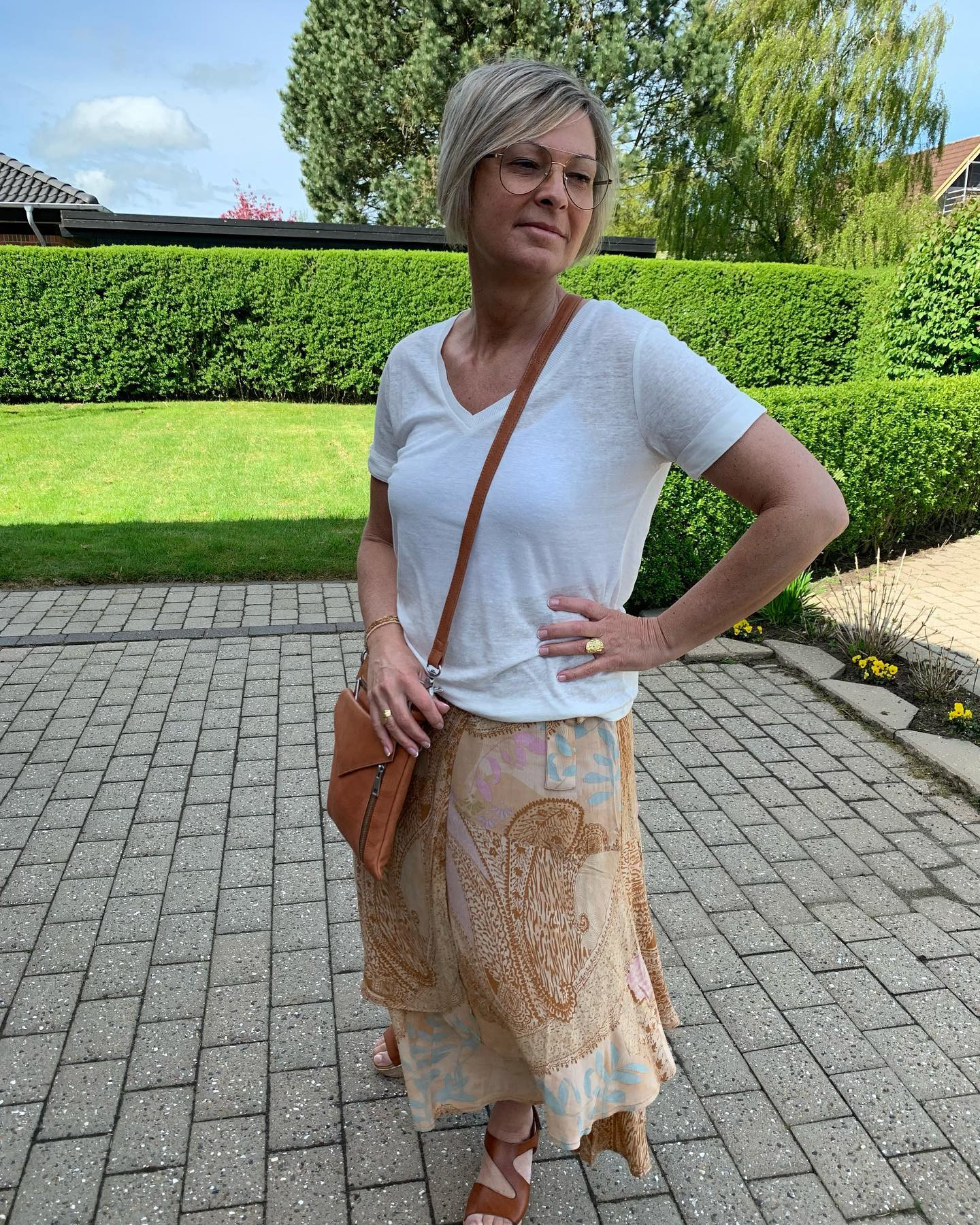 YAYA hør bluse med de sødeste detaljer