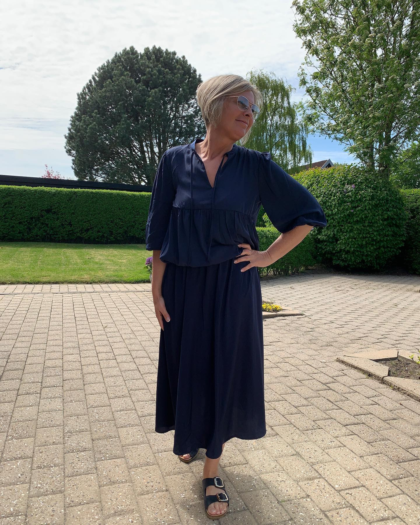 Costamani navy nederdel. SPAR 70%