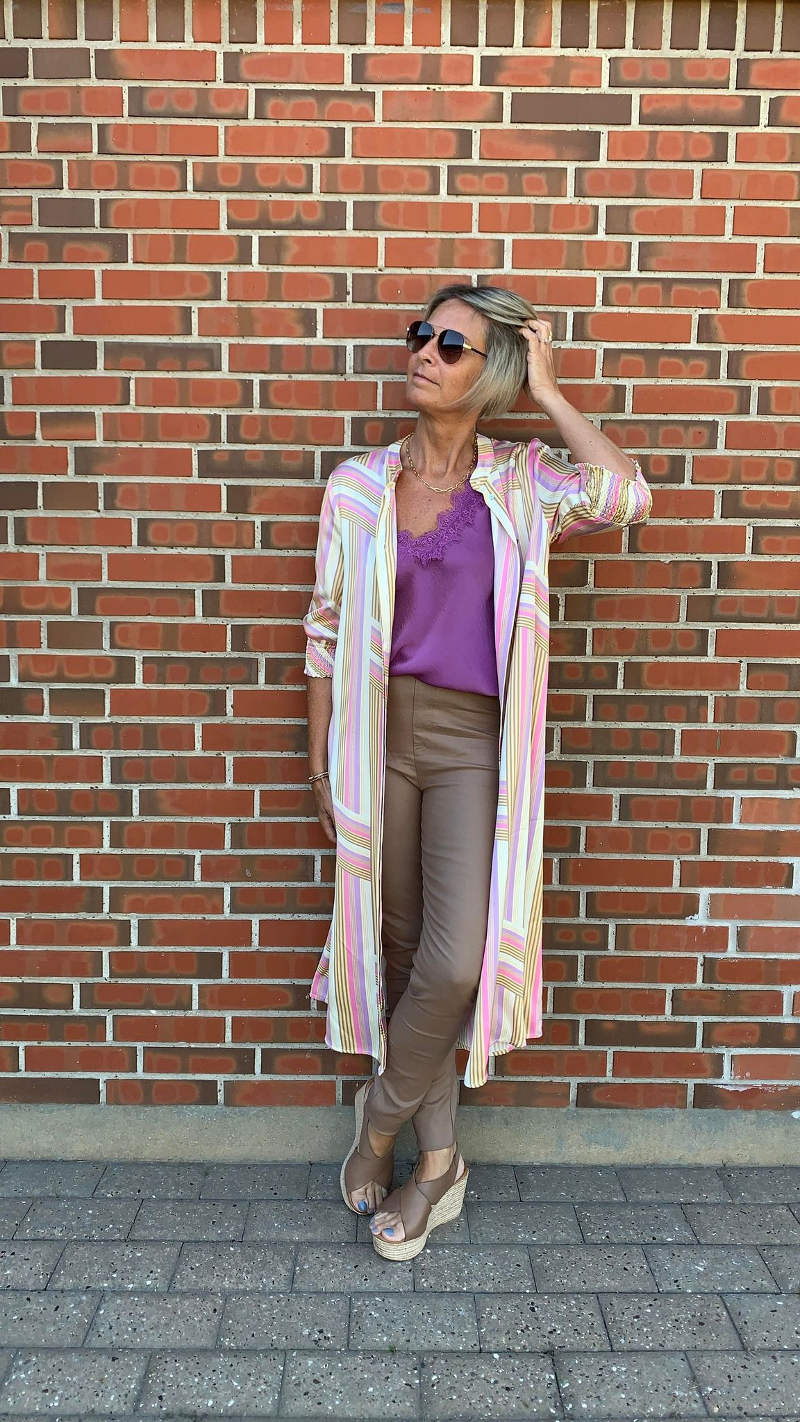 Costamani lilla top. 