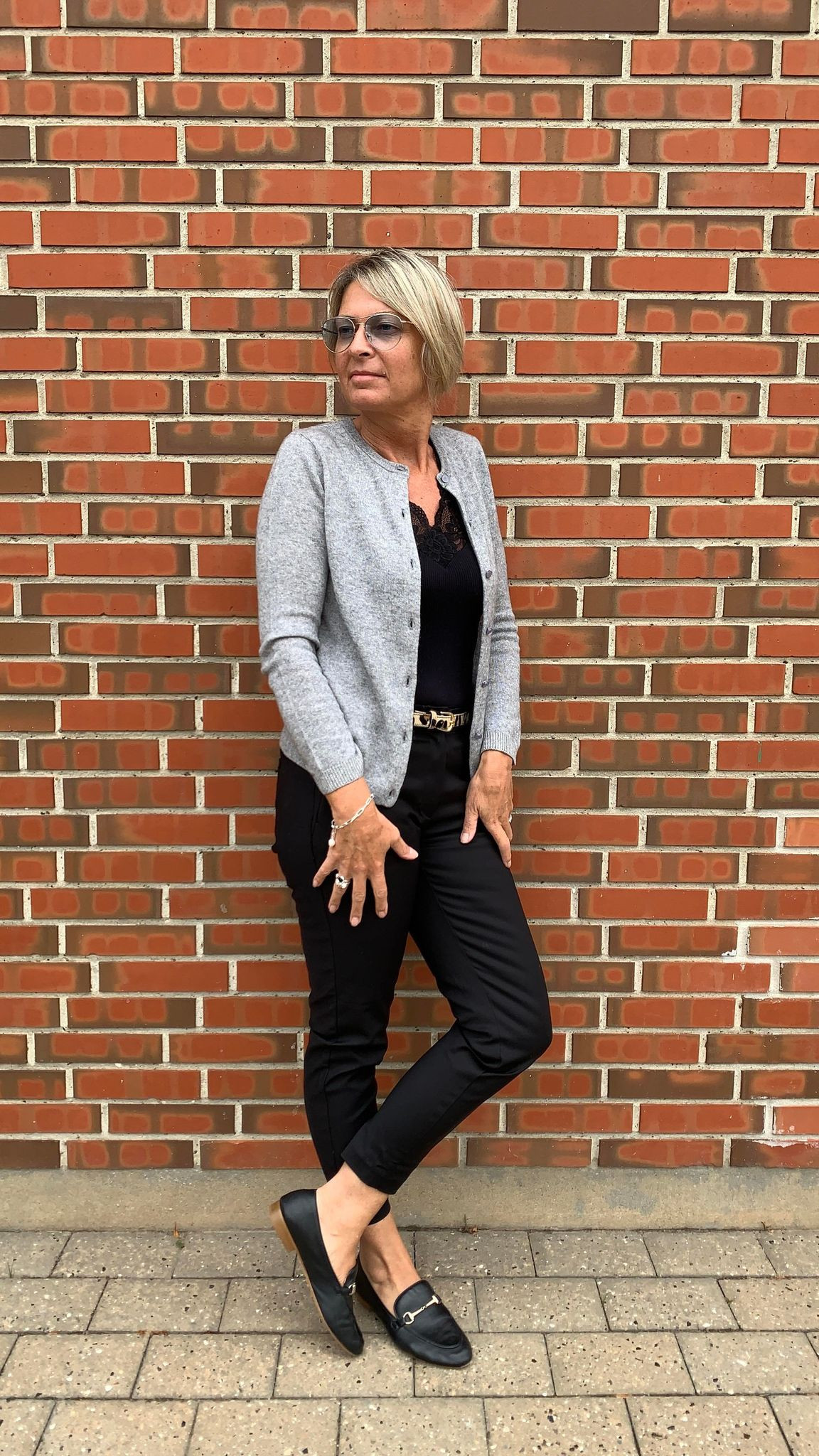 Coster Copenhagen lysegrå cardigan i kashmir