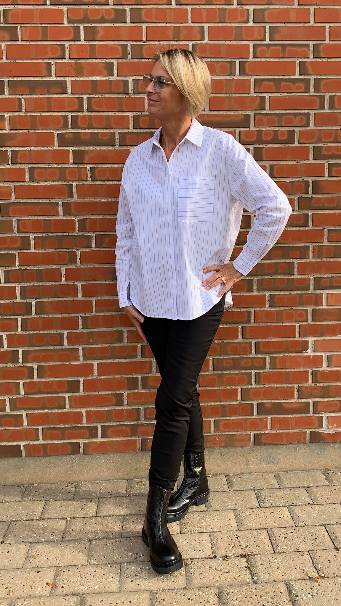 YAYA stribede skjorte 