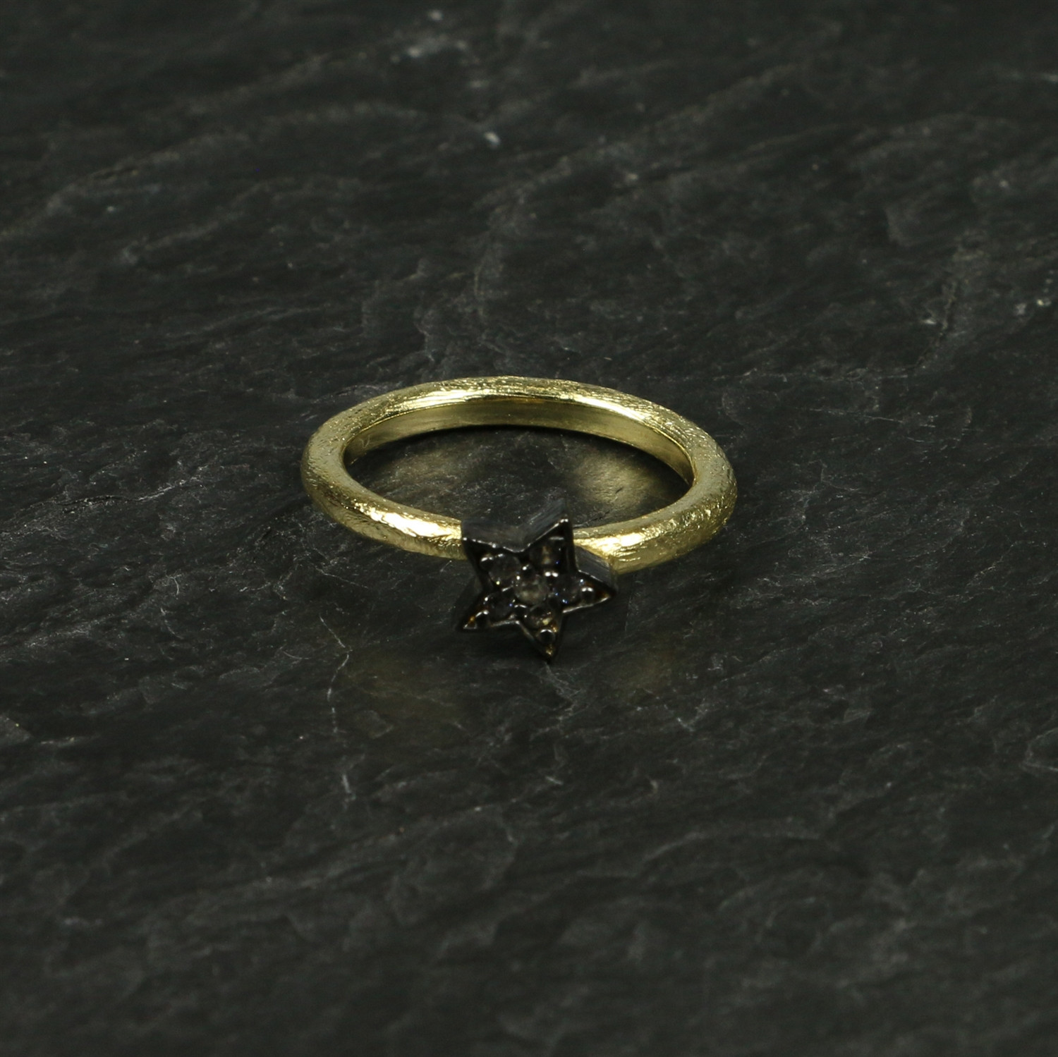 Pure By Nat Ring m. oxideret stjerne