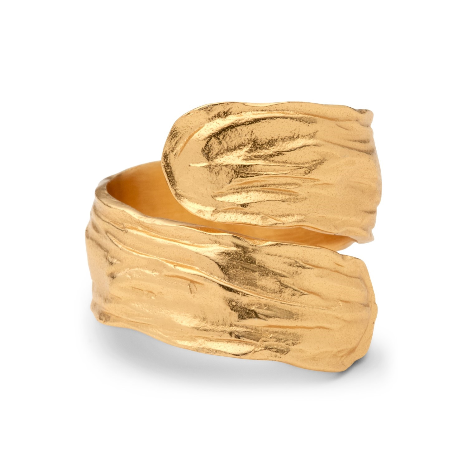 Pure By Nat guldbelagt ring 