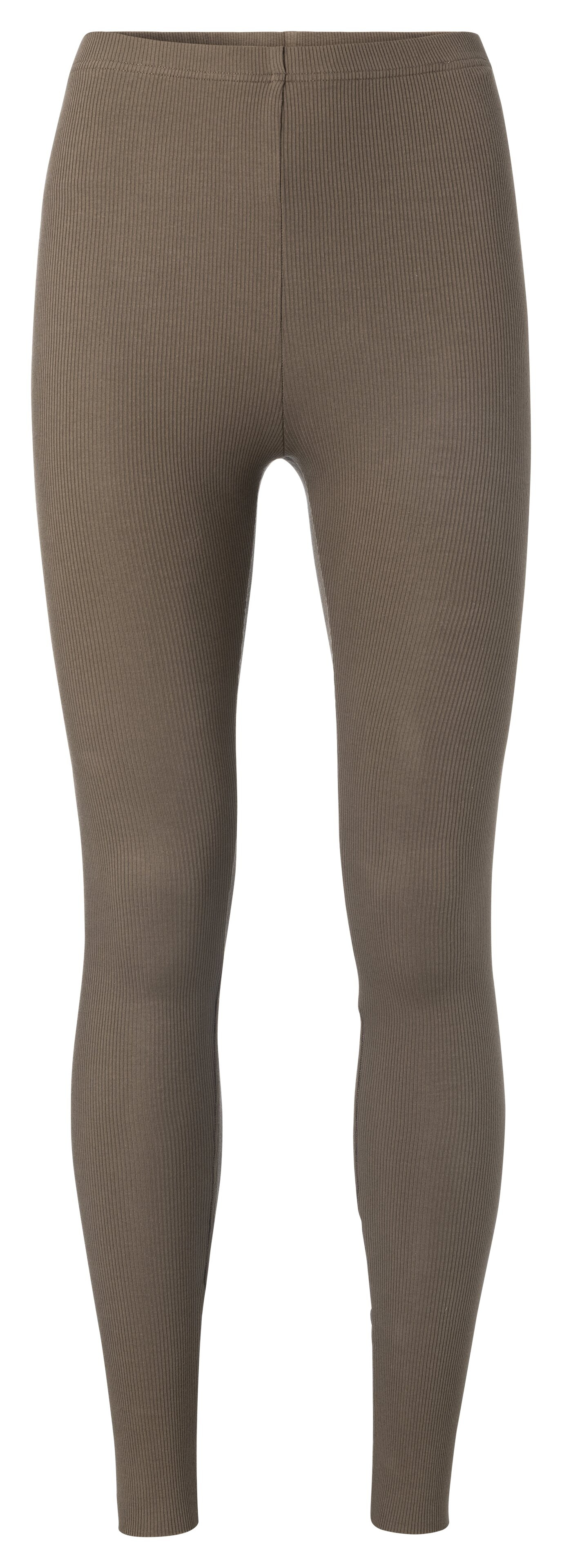 YAYA ribleggings i mocca farve