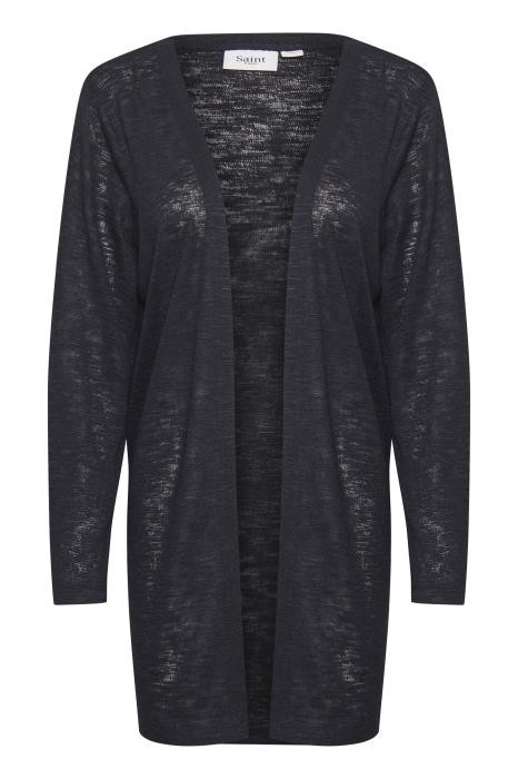 Saint Tropez cardigan i sort.