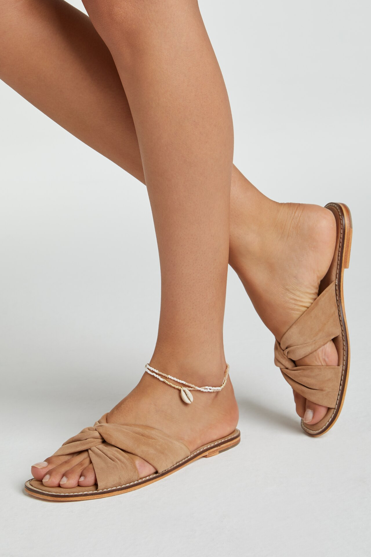 YAYA ankelkæde i glasperler. 