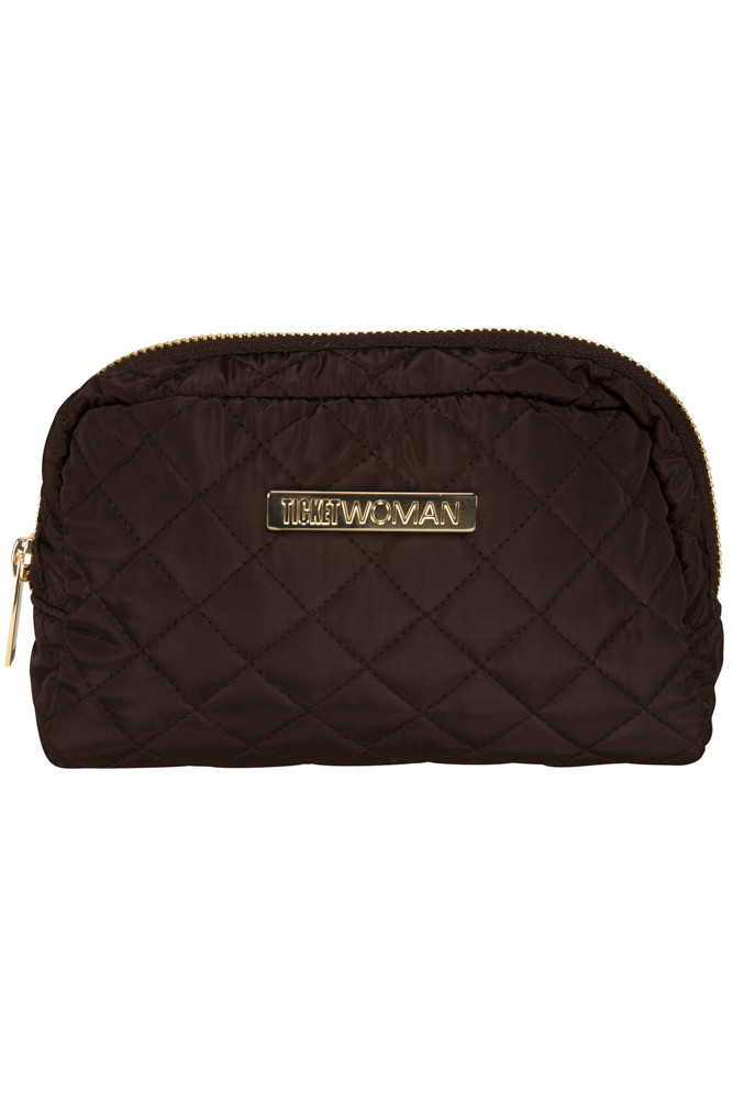Ticket Woman kosmetik pung i mocca brun 