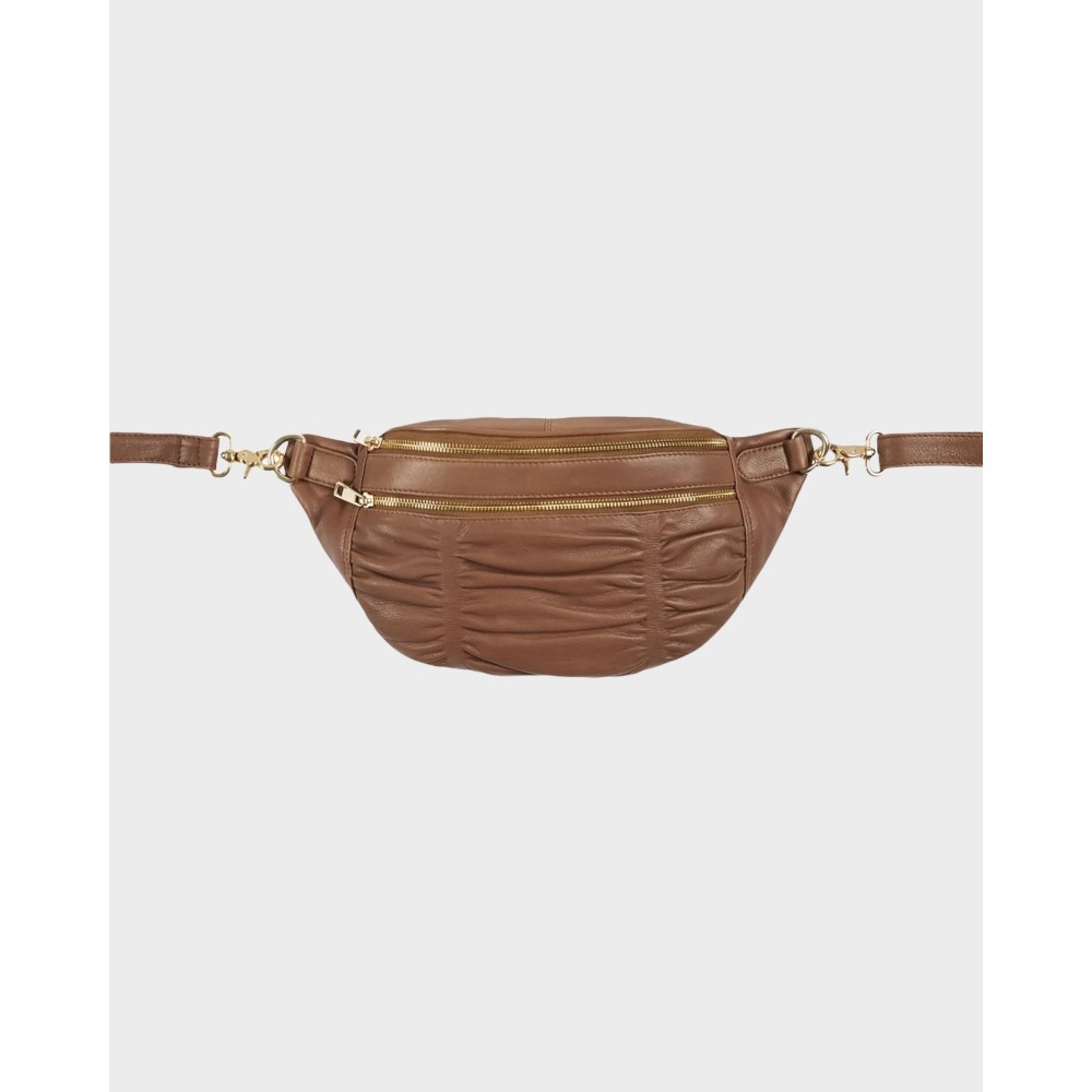 Tim & Simonsen bumbag i brun med gold