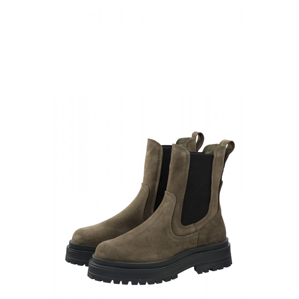 YAYA ruskind støvler i brune med sort bund. SPAR 75% 