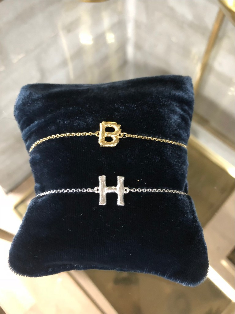 Pure by Nat armkæde med bogstav