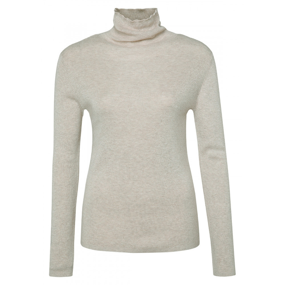 YAYA fin strikket sweater med lange ærmer 