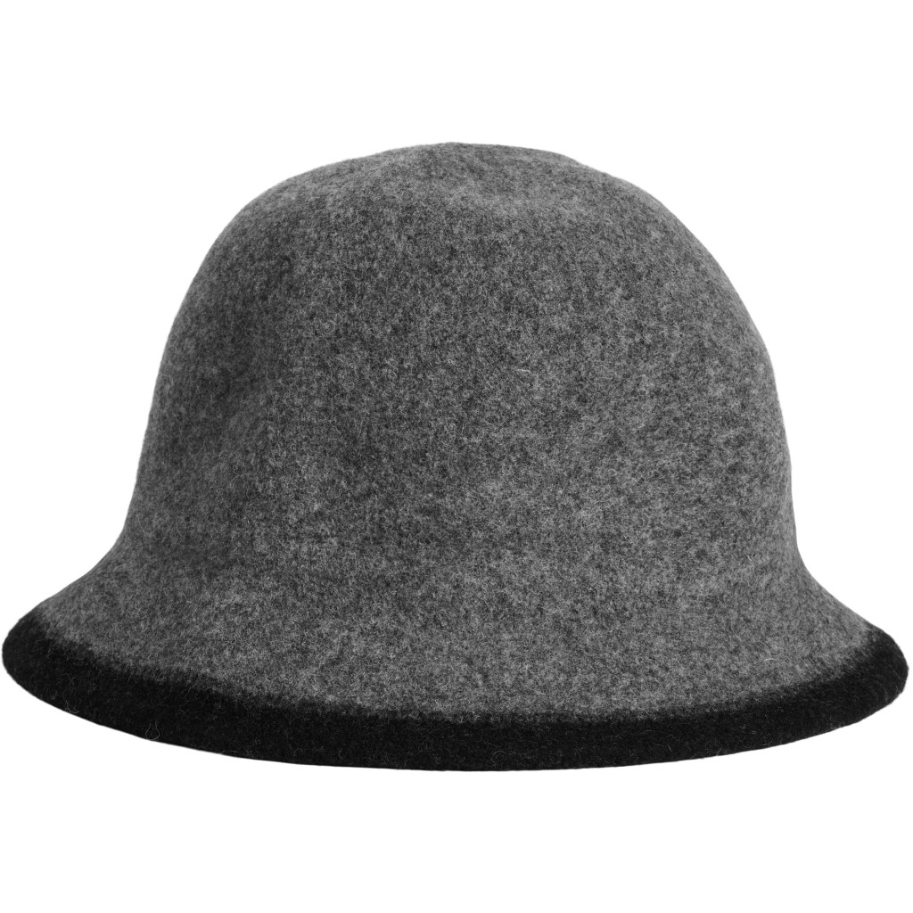 CHILI hat i gråmeleret uld.