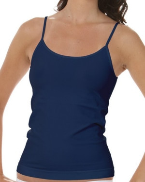 Tim&Simonsen mørkeblå Spaghetti top i microfiber.