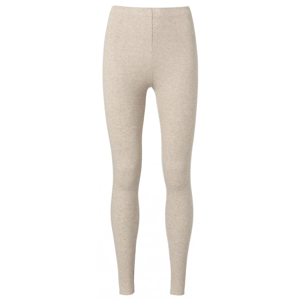 YAYA ribleggins i sand meleret. 