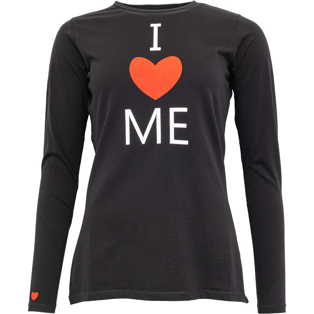 Costamani sort t-shirt med hjerte foran. 