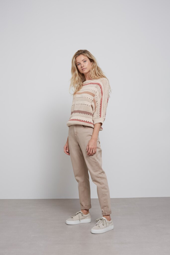 YAYA boyfriend jeans i sand. SPAR 70%