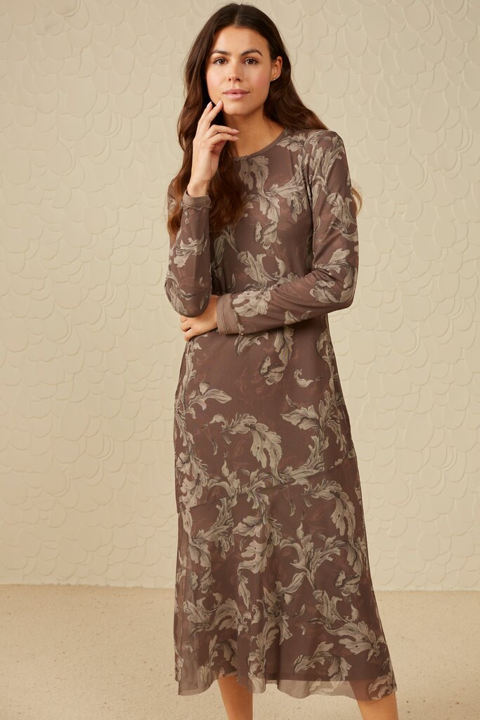 YAYA meshkjole i skønne brune nuancer