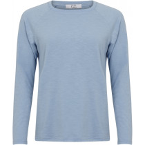 COSTER langærmet t-shirt i lyseblå