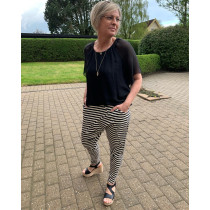 COSTER sort silke bluse Spar 70%