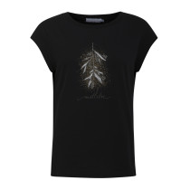 COSTER CPH sort t-shirt med misteltentryk. 