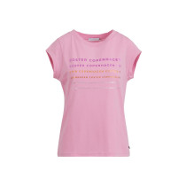 Coster Copenhagen lyserød t-shirt med skrift