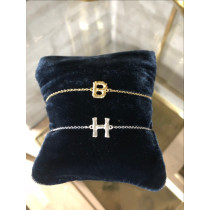 Pure by Nat armkæde med bogstav