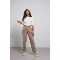 YAYA bukser i sand med høj talje