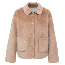 YAYA kort sand imiteret pels 