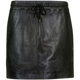 Depeche sort skindnederdel 