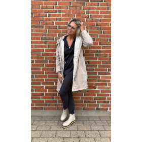 YAYA parkarjakke i sand