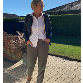 COSTER CPH quiltet jakke i sort