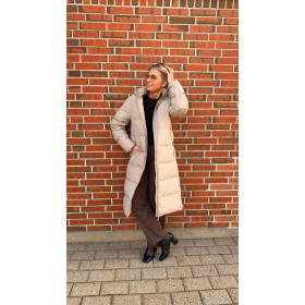 YAYA puffet vinterjakke i sand