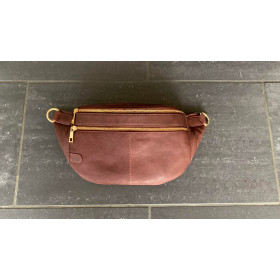 Tim & Simonsen chokolade bumbag med guld lynlås