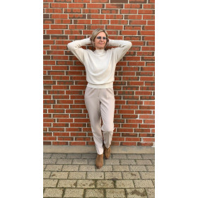 YAYA lys sand meleret sweater