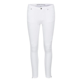 Denim Hunter hvide jeans med slid