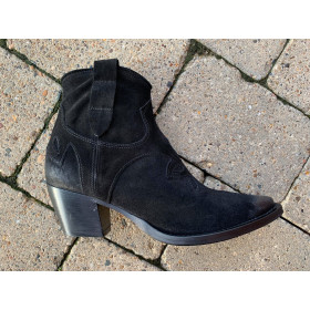 Bukela kort western støvle i sort