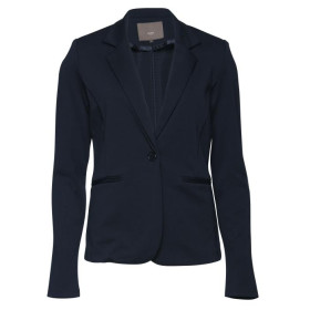 ICHI jersey blazer i mørkeblå