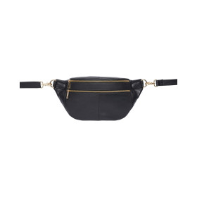 Tim & Simonsen sort bumbag med guld lynlås