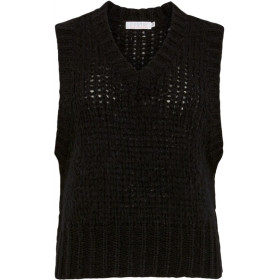 COSTER sort vest i alpaca