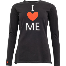 Costamani sort t-shirt med hjerte foran. 