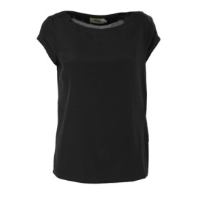 Butterfly silkebluse i sort